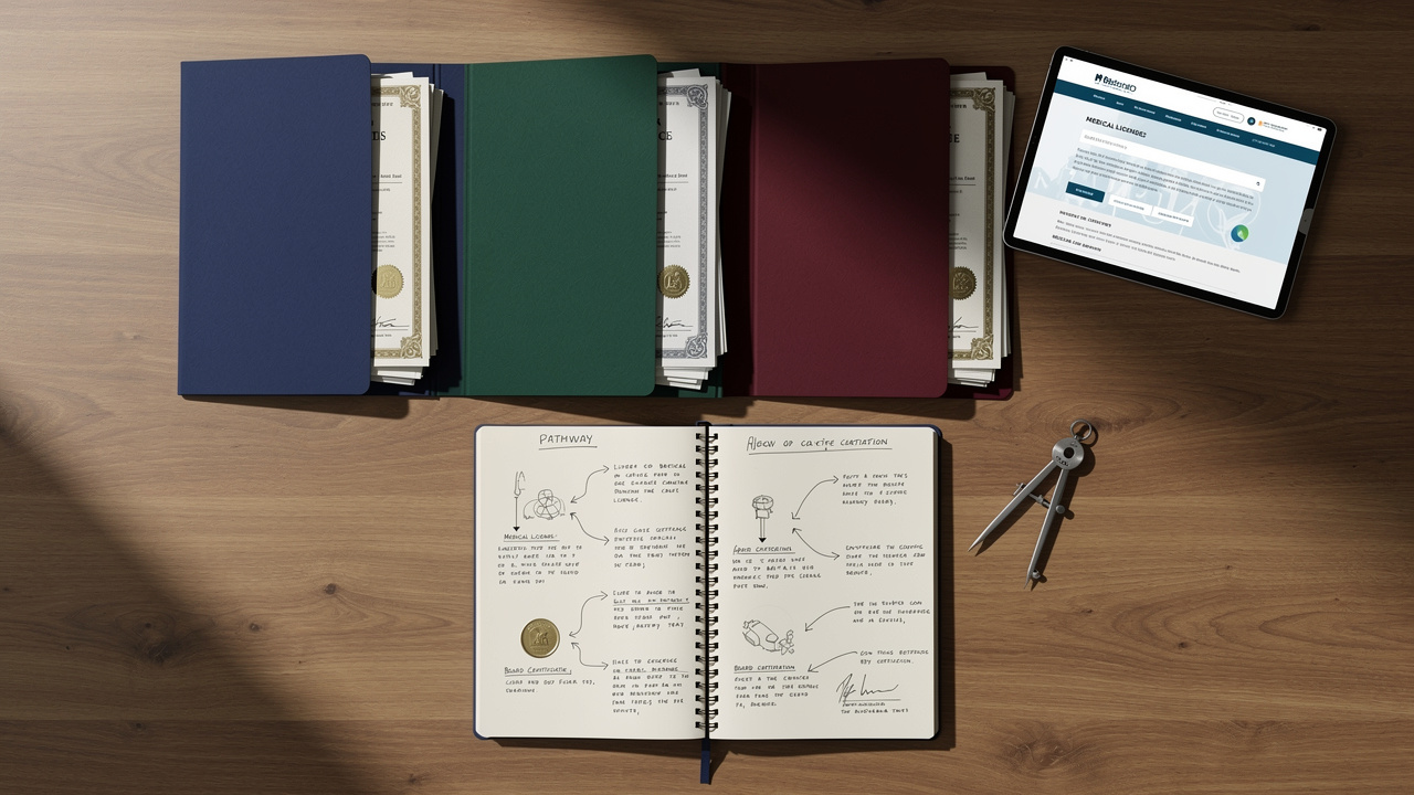 Three AHPRA registration pathways for doctors